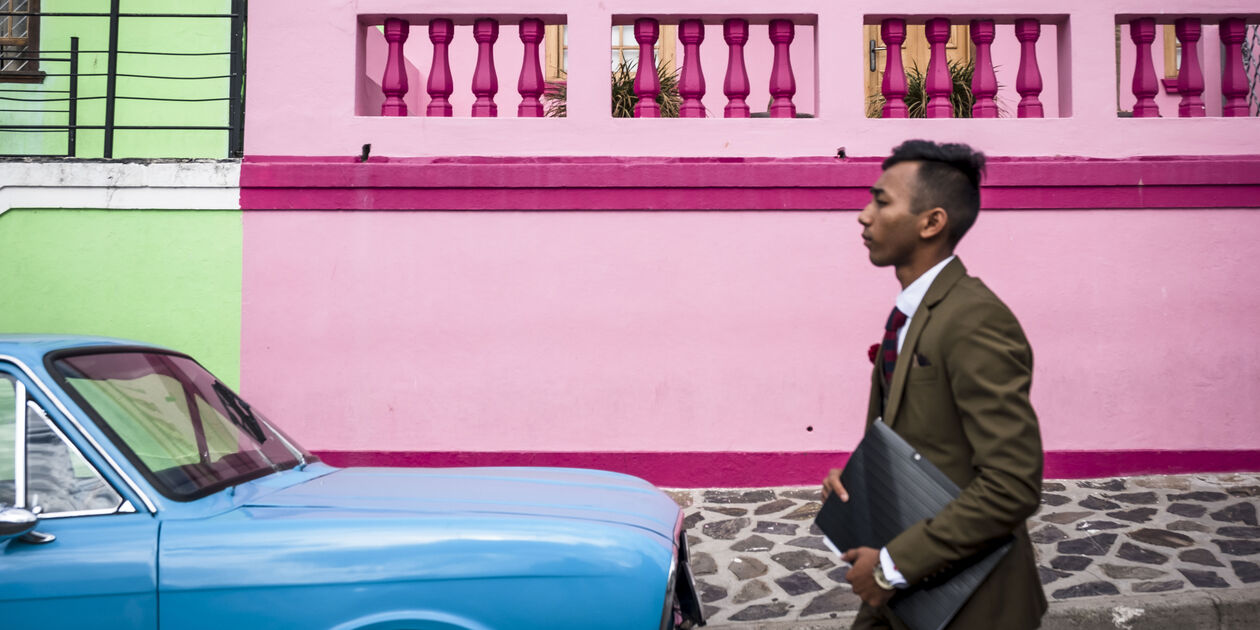 Dans les rues colorées de Bo-Kaap, le quartier malais du Cap - Le Cap - Afrique du Sud