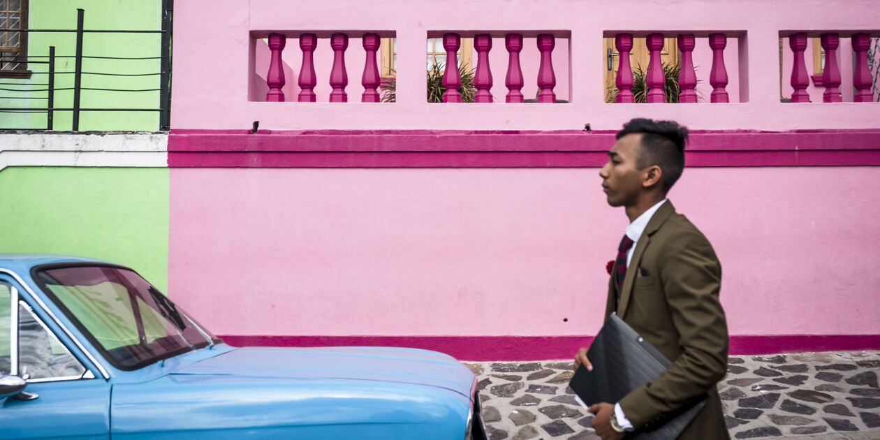 Dans les rues colorées de Bo-Kaap, le quartier malais du Cap - Le Cap - Afrique du Sud