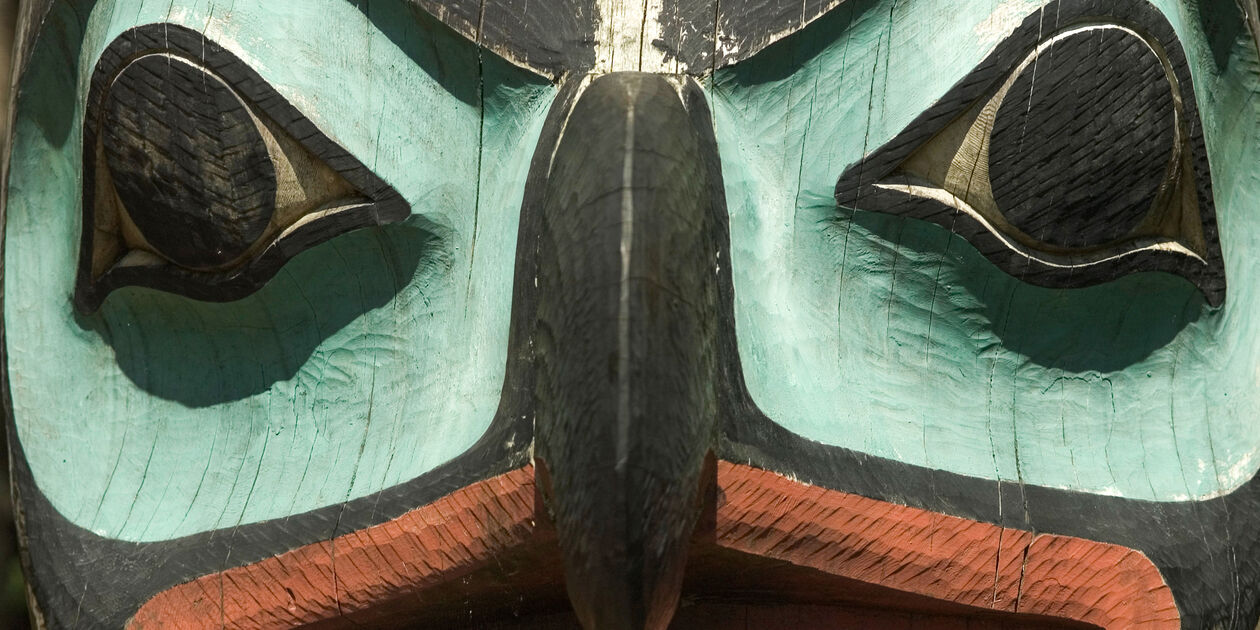 Totem amérindien - Sitka - Alaska - Etats-Unis