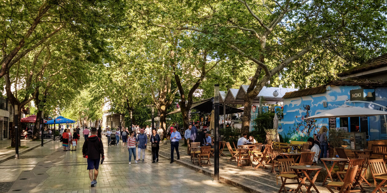 Murat Toptani et ses nombreuses terrasses - Tirana - Albanie