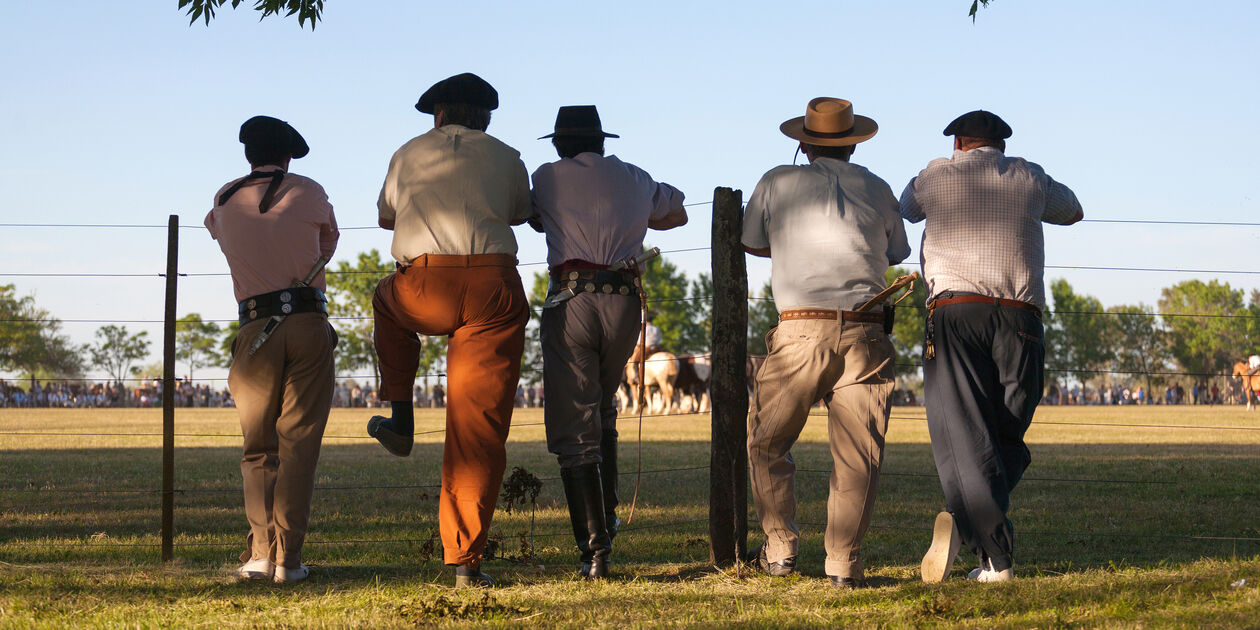 Des gauchos pendant la Fiesta de la Tradicion - San Antonio de Areco - Argentine