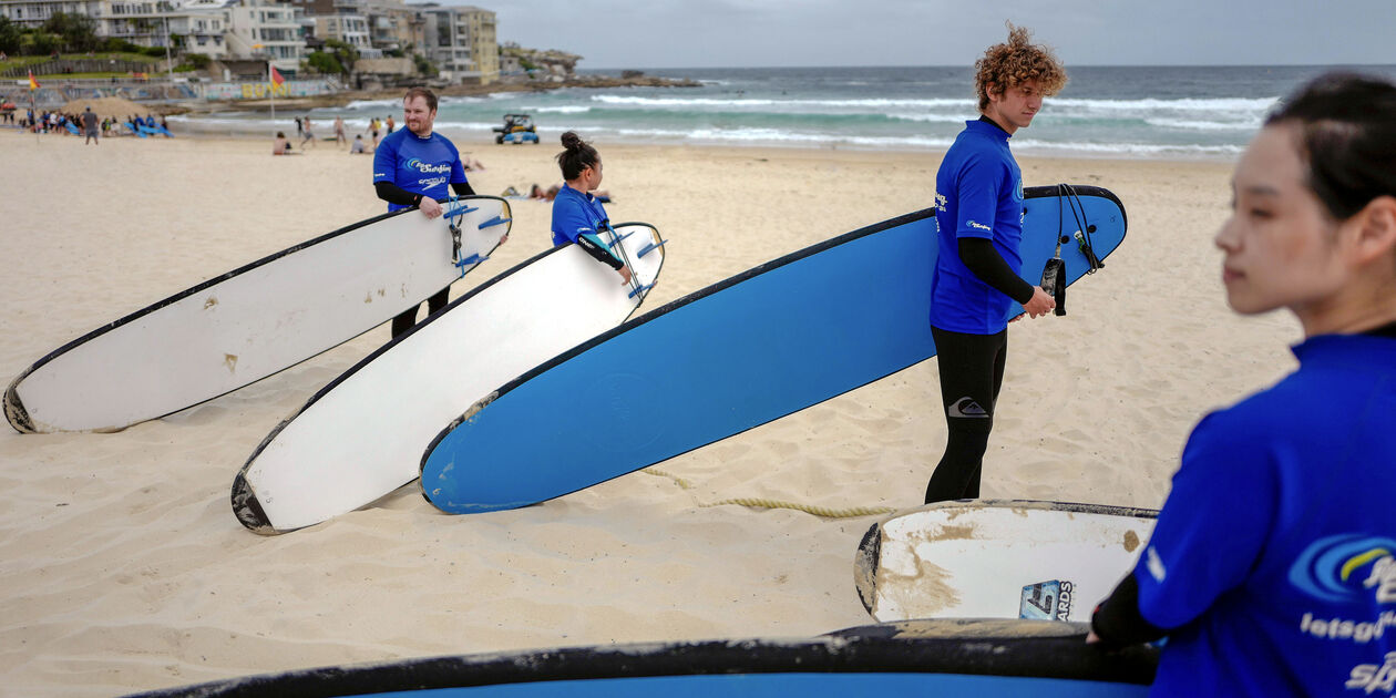 Cours de surf à Bondi Beach - Sydney - Australie