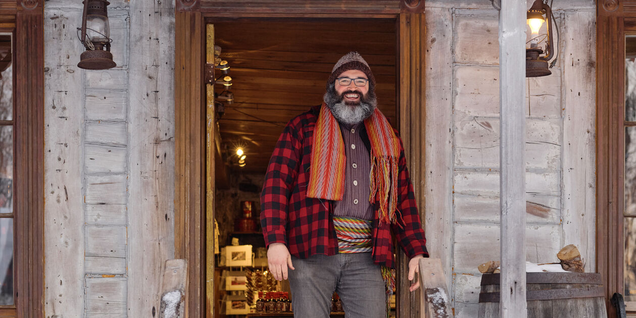 Rencontre dans une cabane à sucre traditionnelle du Québec - Canada
