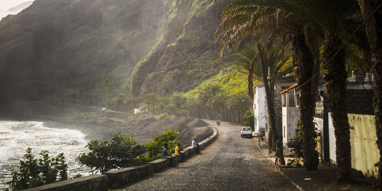 Route côtière reliant Porto Novo et Ponta do Sol - Île de Santo Antao - Cap Vert