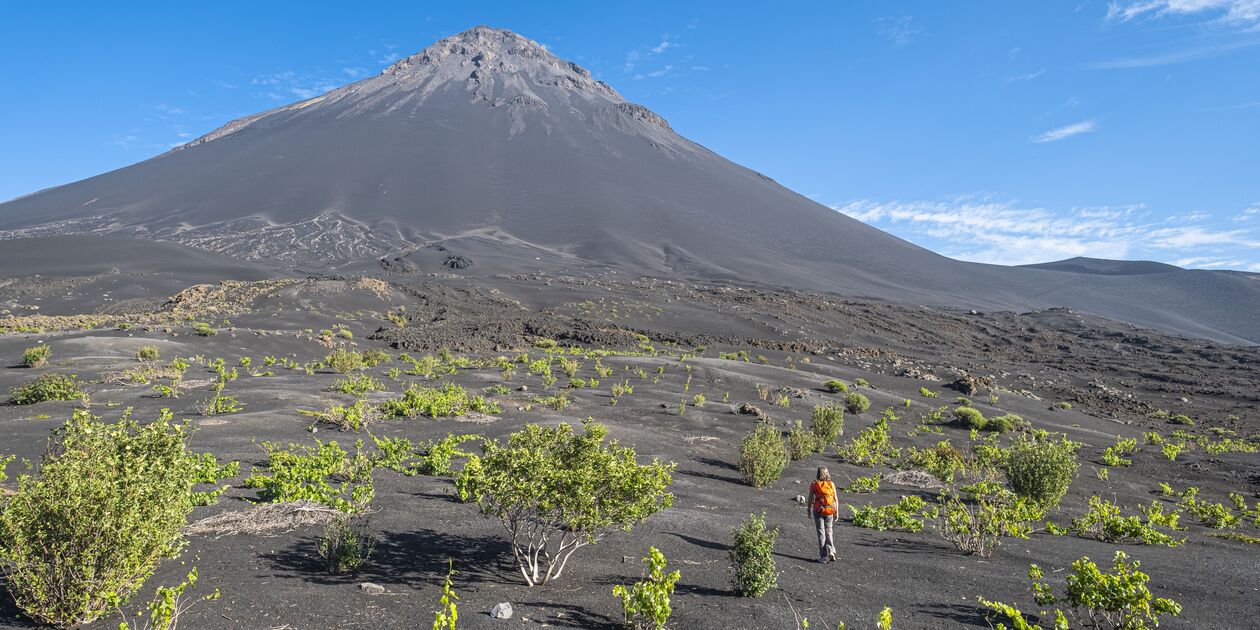 Pico do Fogo sur l'île de Fogo - Cap-Vert