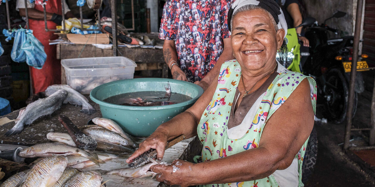 Marché de Bazurto - Carthagène des Indes - Colombie