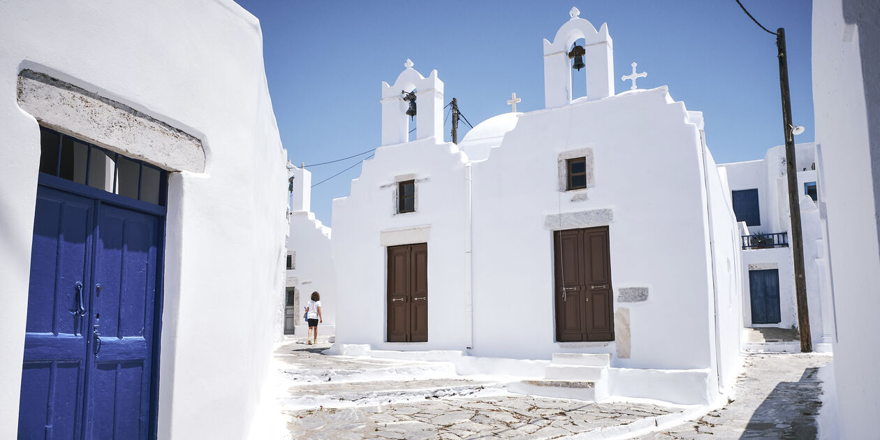Chora - Amorgos - Archipel des Cyclades - Grèce