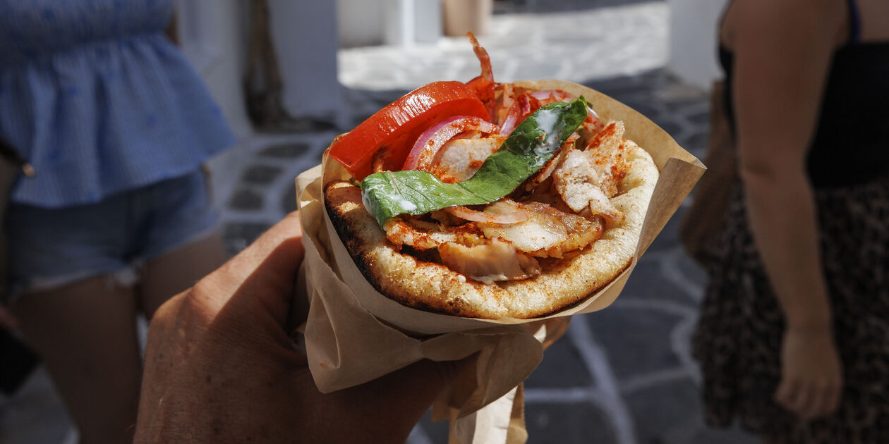 Gyros - Naoussa - Paros - Cyclades - Grèce