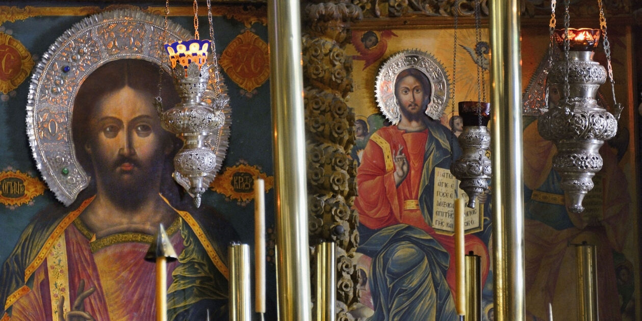 Icônes dans le Monastère de la Sainte-Trinité - Météores - Grèce