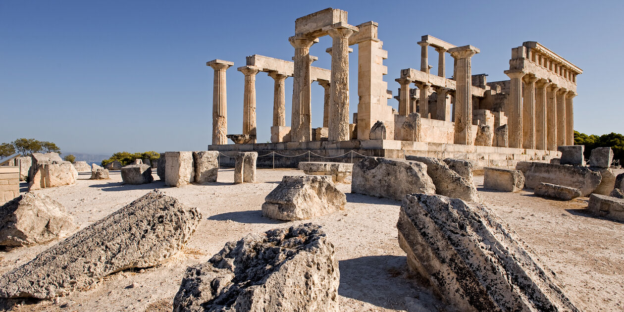 Temple d'Aphaïa - île d'Egine - Grèce