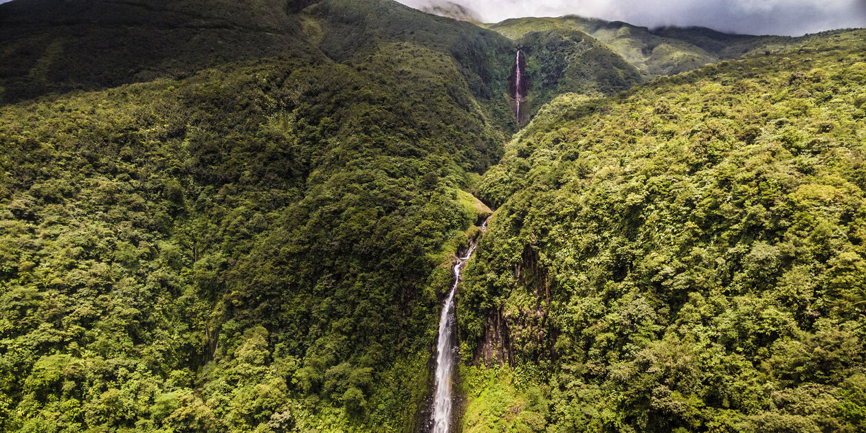 Deuxième chute du Carbet - Parc national de la Guadeloupe - Basse Terre - Guadeloupe