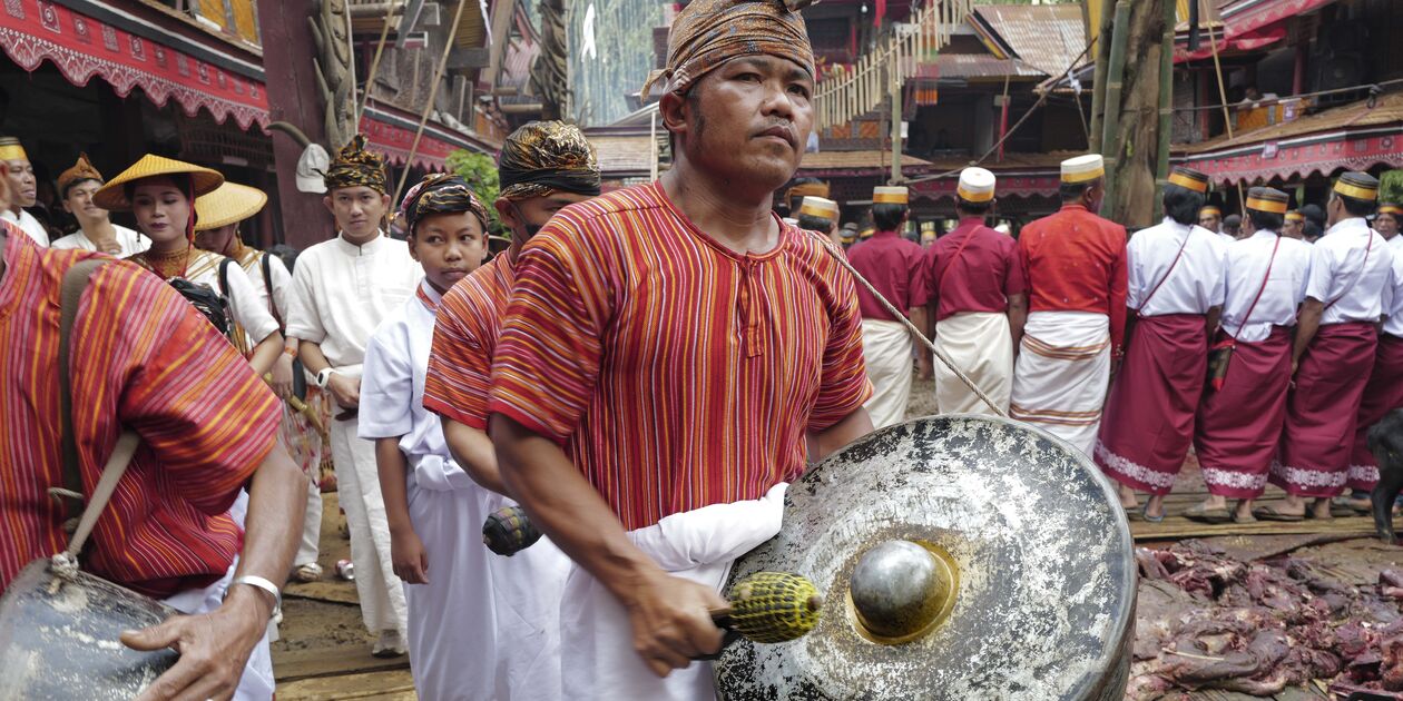 Cérémonie et rites funéraires en pays Toraja - Rantepao - Indonésiea