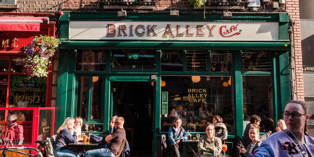 Coffee shop dans le quartier Temple Bar - Dublin - Irlande