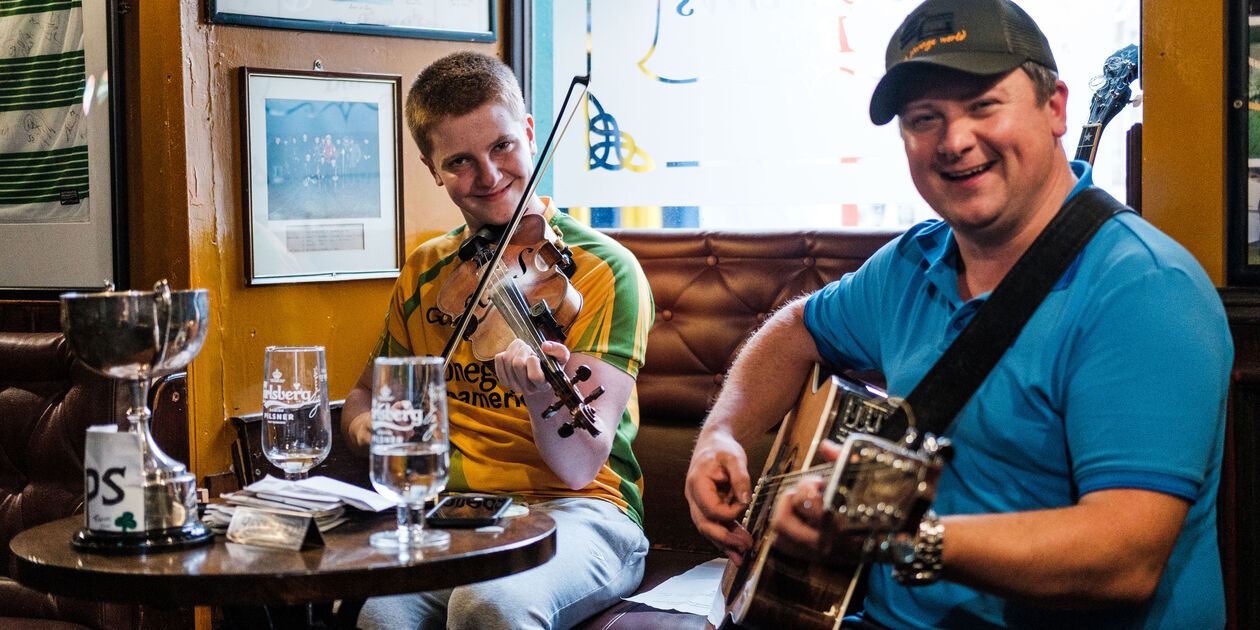 Musique irlandaise au McCafferty's Bar - Donegal - Comté de Donegal - Irlande