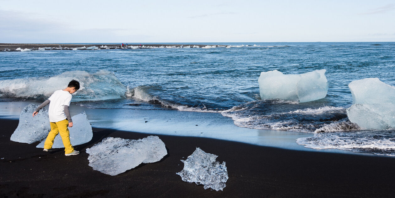 La lagune glaciaire de Jökulsarlon - Skaftafell - Islande