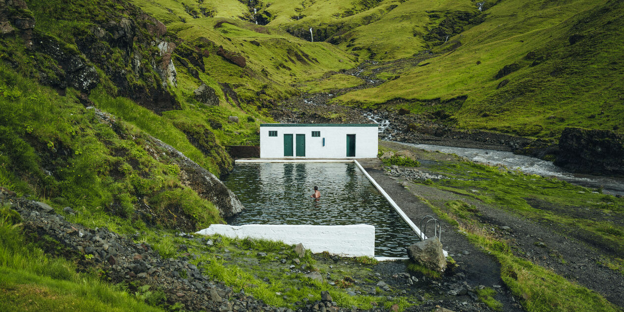 Piscine géothermique Seljavallalaug - Sudurland - Islande