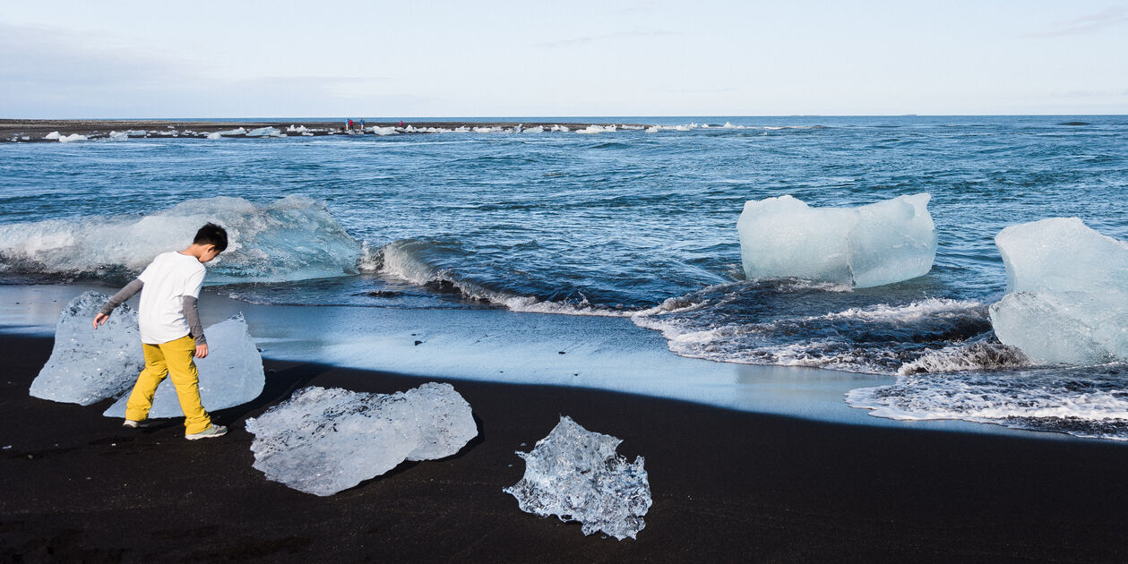 La lagune glaciaire de Jökulsarlon - Skaftafell - Islande