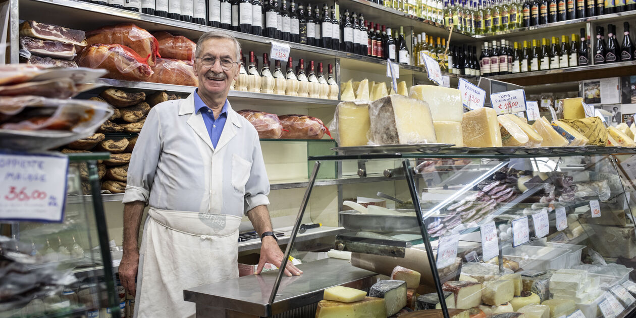 Epicerie de produits locaux à Rome - Italie