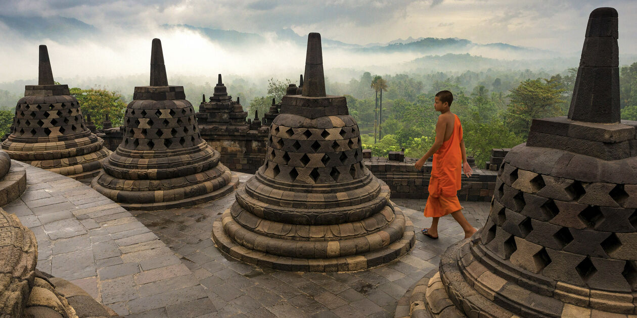 Temple Borobudur - Java central - Indonésie