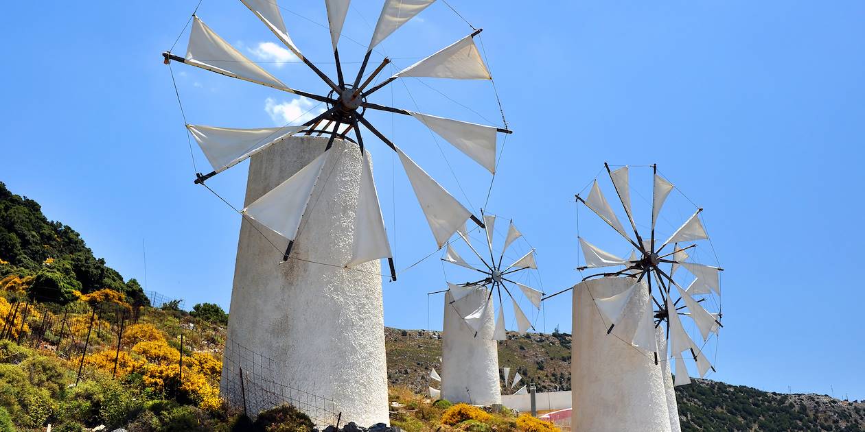 Les moulins à vent du plateau de Lassithi - Grèce