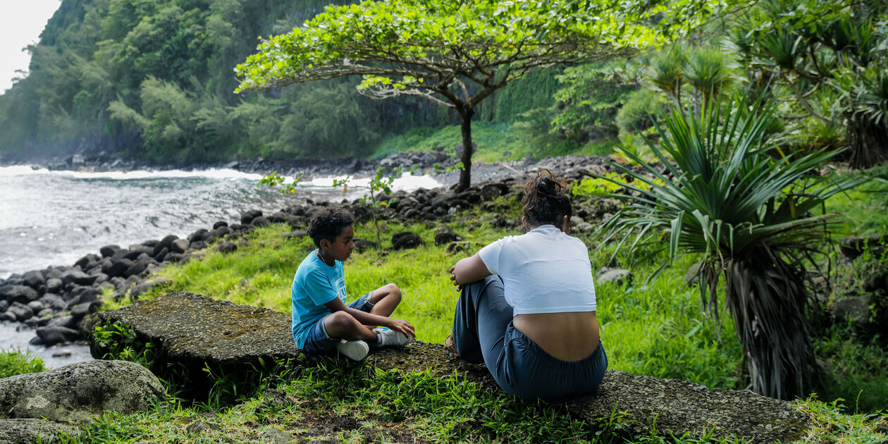 Paysage côtier sur la Route des Laves - La Réunion