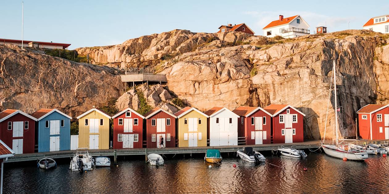 Cabines traditionnelles à Smogen - Bohuslän - Suède