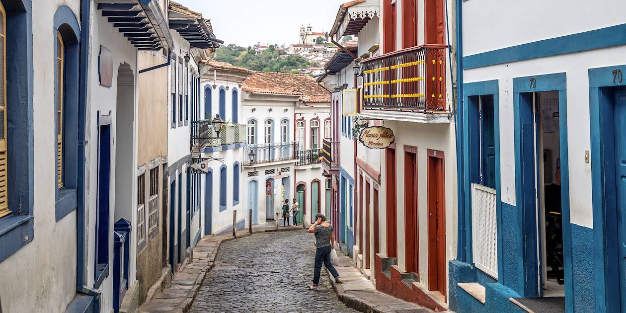 Architecture coloniale à Ouro Preto - Minas Gerais - Brésil