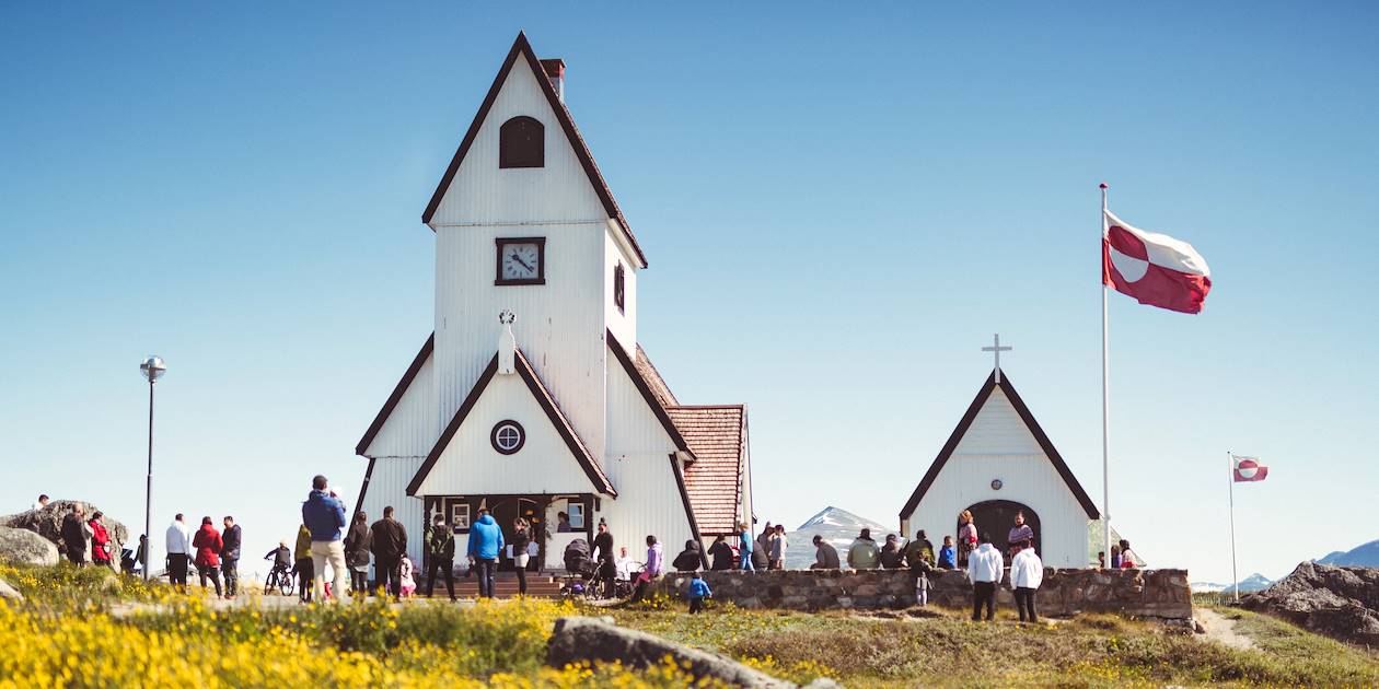 Cérémonie à l'Eglise de Nanortalik - Groenland