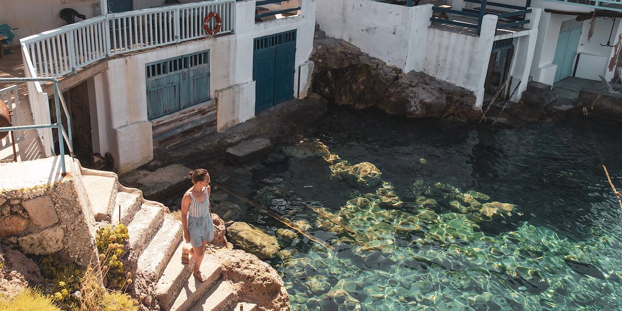 Village de pêcheurs à Milos - Archipel des Cyclades - Grèce