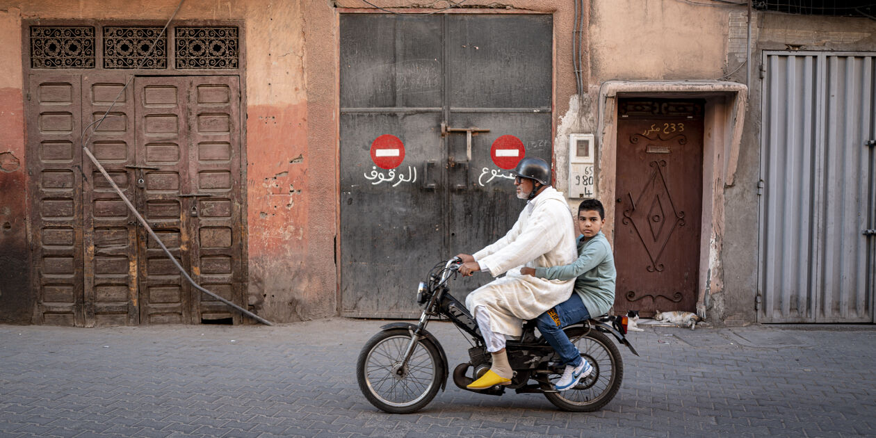 Scène de vie dans la médina - Marrakech - Maroc