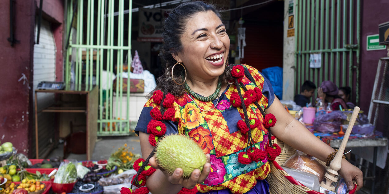 Cours de cuisine avec Betsaïda : découverte du marché - Oaxaca - Mexique