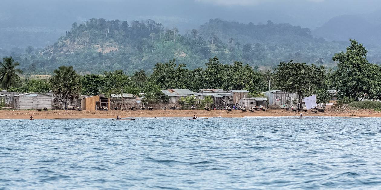 Village de pêcheurs - Sao Tomé - Sao Tomé-et-Principe