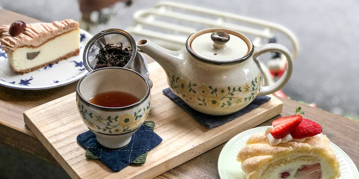 Goûter traditionnel dans un salon de thé - Taïwan