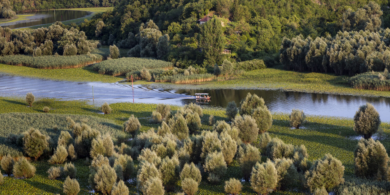 Balade en bateau sur la rivière Crnojevica, alimentant le lac Skadar - Rijeka Crnojevica - Monténégro