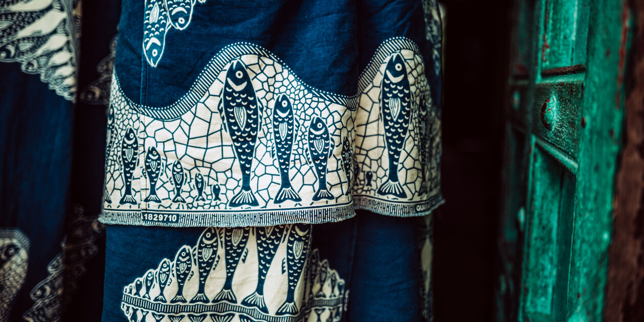 Tissu Capulana, traditionnel du Mozambique