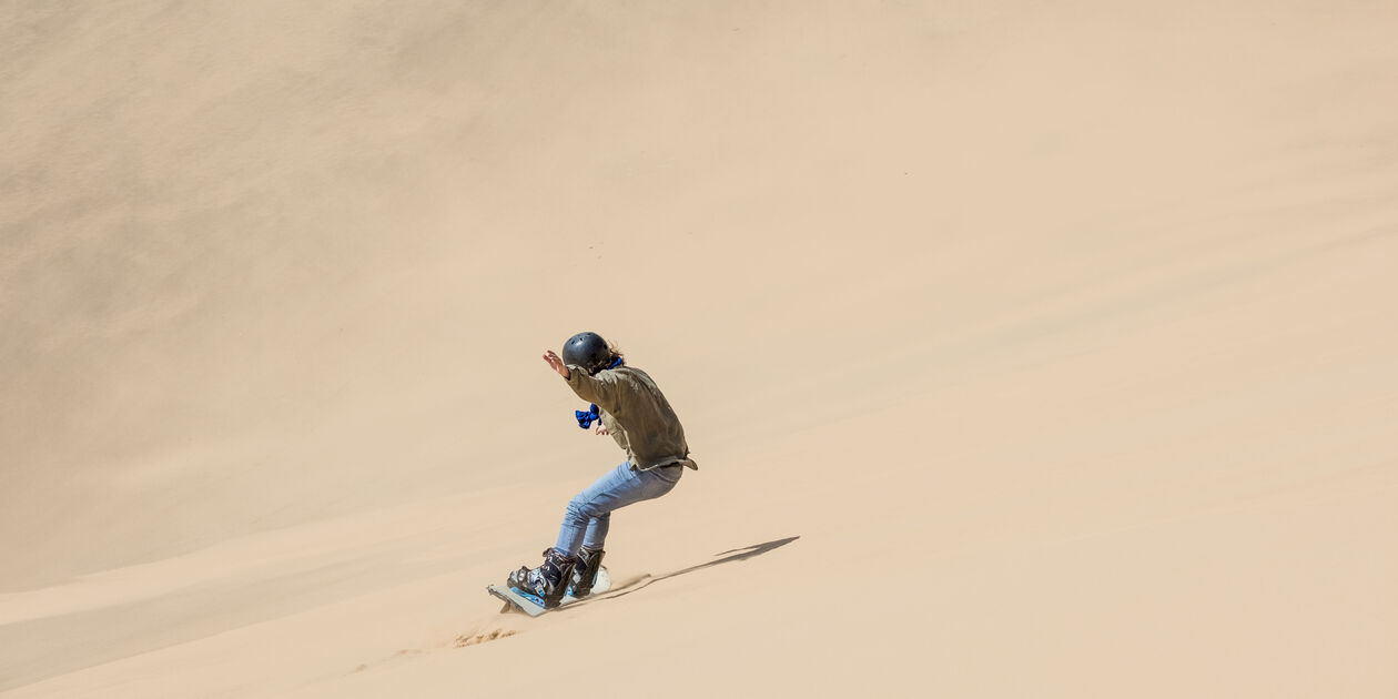 Surf de sable sur les dunes - Swakopmund - La Cote - Namibie