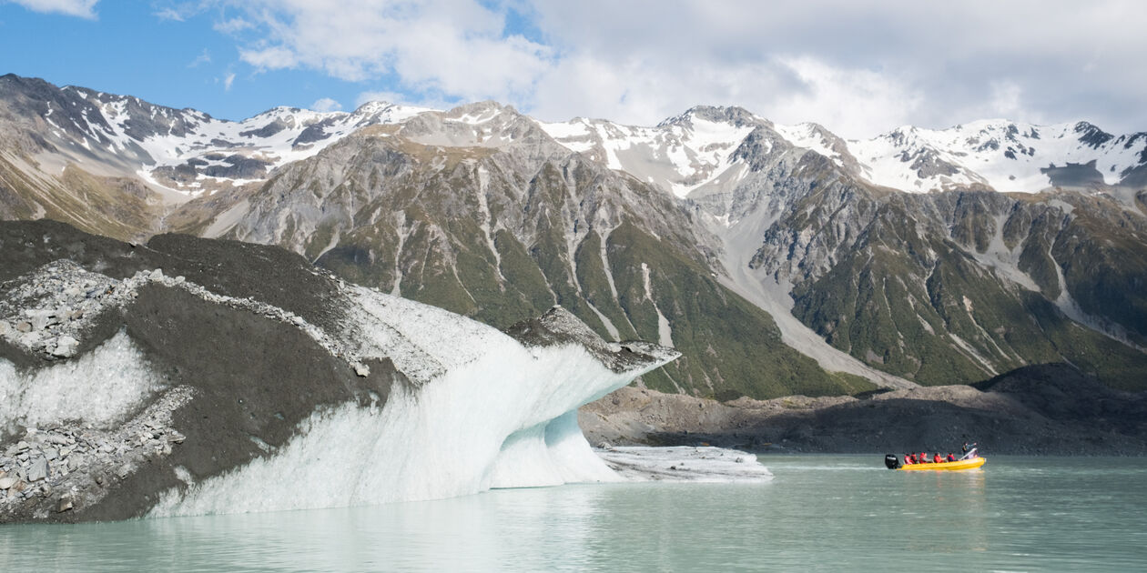Découverte du Glacier Tasman - Mount Cook - Île du Sud - Nouvelle Zélande