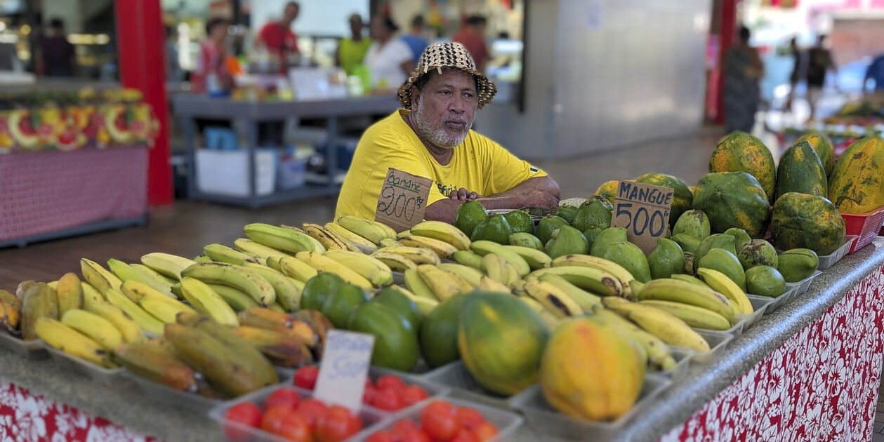 Marché de Papeete - Tahiti - Îles de la Société - Polynésie Française