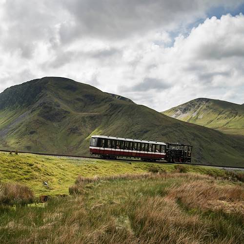 Snowdon Mountain Railway - Mont Snowdon - Parc National de Snowdonia - Pays de Galles
