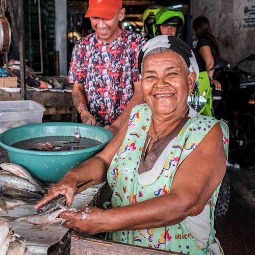 Marché de Bazurto - Carthagène des Indes - Colombie