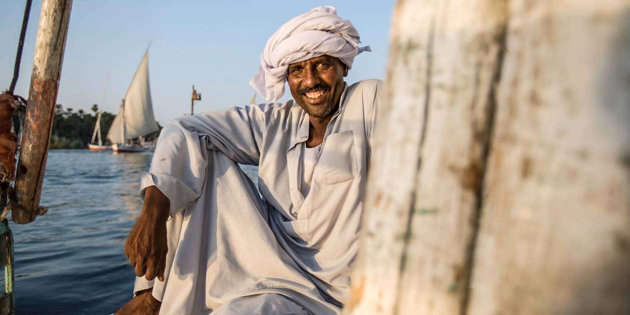 Navigation sur le Nil, Assouan - Egypte
