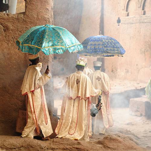 Prêtre à Lalibella - Région Amhara - Ethiopie