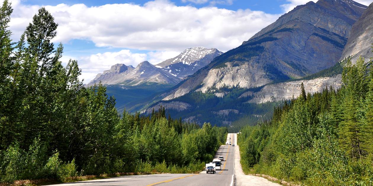 Route des glaciers - Parc national Banff - Alberta - Canada