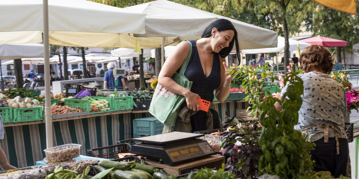 Marché de Ljubljana - Slovénie