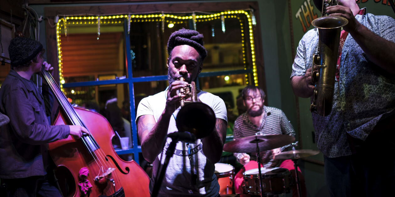 Concert de jazz dans un club - Nouvelle Orléans - Louisiane - Etats Unis