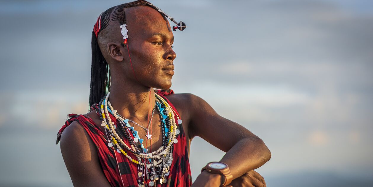 Portrait d'un guerrier Massai - Tanzanie