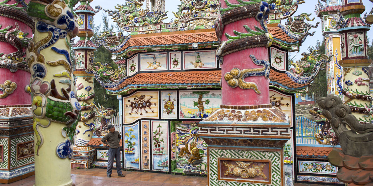 Visite des tombeaux familiaux des familles fortunées de la région - Hué - Vietnam