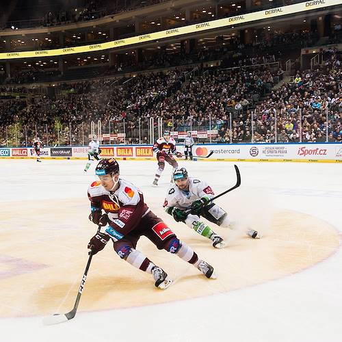 Match de hockey sur glace à l'O2 Areana - Prague - République Tchèque