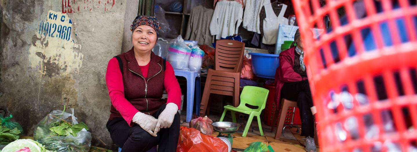 Découverte du marché et ses produits locaux - Hanoï - Vietnam