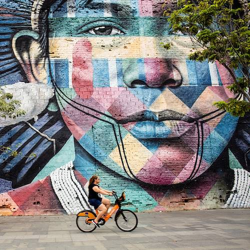 Street art dans le quartier Porto Maravilha - Rio de Janeiro - Brésil